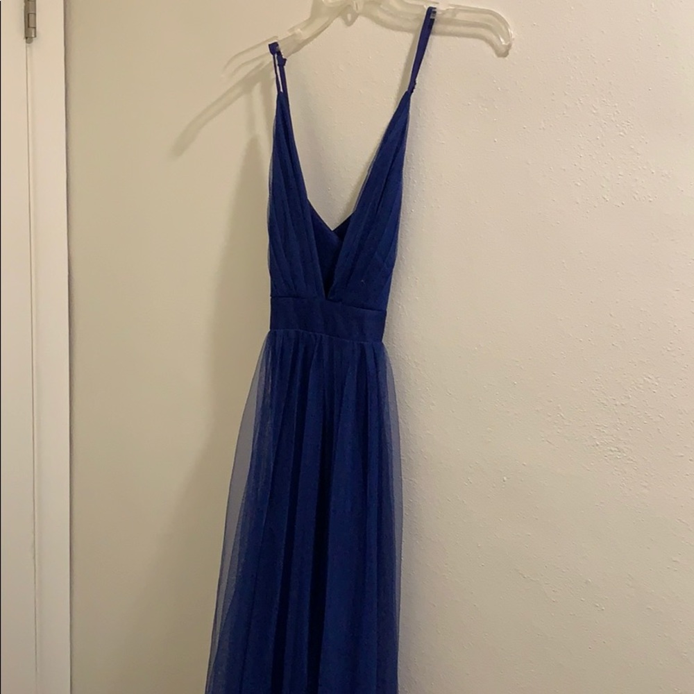 Formal fashion nova blue dress
